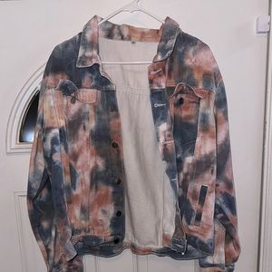 Cotton Candy Oversized Jean Jacket